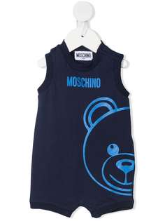 Moschino Kids боди с принтом Teddy