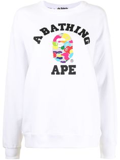 *BABY MILO® STORE BY *A BATHING APE® толстовка с камуфляжным принтом и логотипом