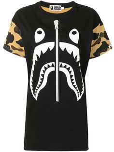 A BATHING APE® платье-футболка с камуфляжным принтом Bape