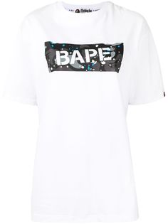 A BATHING APE® футболка с логотипом Bape