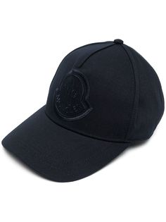 Moncler бейсбольная кепка с вышитым логотипом