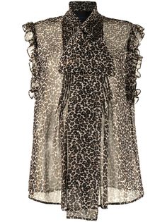 Costarellos блузка Justina с леопардовым принтом