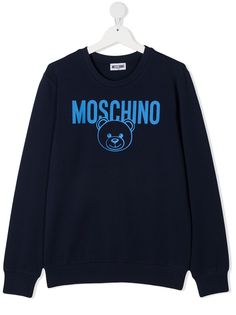 Moschino Kids толстовка с логотипом