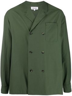 Kenzo двубортная куртка-рубашка