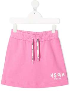 MSGM Kids юбка с логотипом