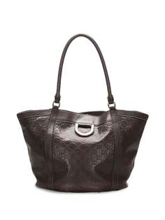 Gucci Pre-Owned сумка-тоут Guccissima Abbey с D-образной пряжкой