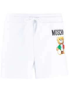 Moschino спортивные шорты с принтом Teddy Bear
