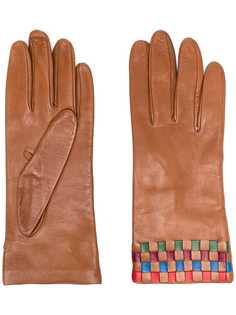 Missoni Pre-Owned перчатки 1980-х годов с плетеными вставками