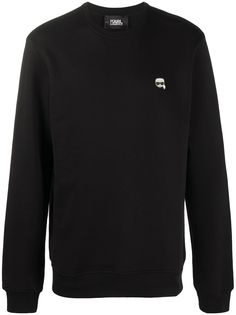 Karl Lagerfeld футболка с нашивкой Ikonik