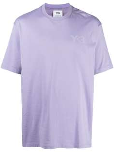 Y-3 tonal logo print cotton T-shirt