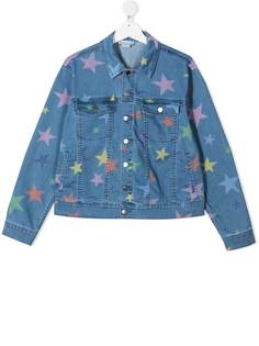 Stella McCartney Kids джинсовая куртка Stars