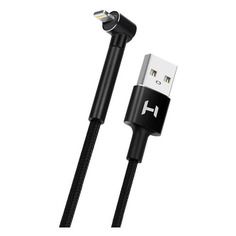 Кабель Harper STCH-590, Lightning (m) - USB (m), 1м, в оплетке, 2A, черный