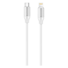 Кабель Harper SCH-570, Lightning (m) - USB Type-C (m), 1м, 2A, белый