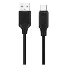 Кабель Harper BCH-721, USB Type-C (m) - USB (m), 1м, 2A, черный