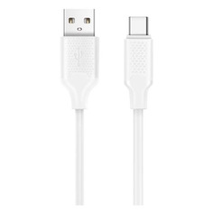 Кабель Harper BCH-721, USB Type-C (m) - USB (m), 1м, 2A, белый