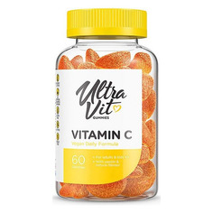 Витаминный комплекс ULTRAVIT Vitamin C, Жевательные пастилки, 60шт, апельсин [vp57361]