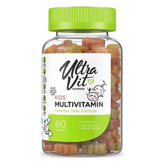 Витаминно-минеральный комплекс ULTRAVIT Kids Multivitamin, Жевательные пастилки, 60шт [vp57460]