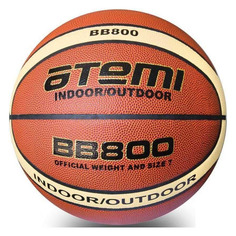Мяч баск. Atemi BB800 р.7 для тв.покр. коричневый (00000101416)
