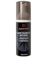 Очищающее средство black charcoal mousse cleansing foam - erborian