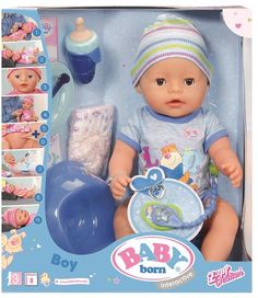 Игрушка Zapf Creation BABY Born Кукла-мальчик Интерактивная (голубой)