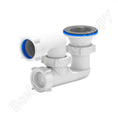 Сифон для поддона ани пласт регулируемый, 1 1/2x40, нержавеющая сетка e210 025-0304