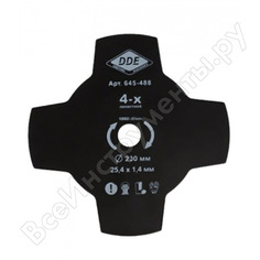 Четырехлопастной диск для триммера DDE