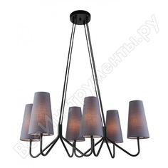 Подвесная люстра lumien hall либера 4007/6p-bk-gr-bl