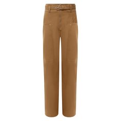 Брюки из хлопка и льна Isabel Marant Etoile