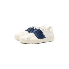 Кожаные кеды Rockstud Untitled Valentino