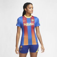 Женское футбольное джерси из формы ФК «Барселона» 2020/21 Stadium Nike