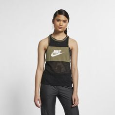 Женская майка из сетчатой ткани Nike Sportswear