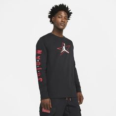 Мужская футболка с длинным рукавом с графикой Jordan AJ6 Nike