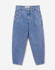 Голубые джинсы Slouchy для девочки Gloria Jeans