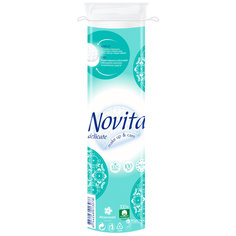 Ватные диски Novita Delicate косметические 80 шт