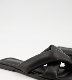Черные сандалии с мягкими ремешками South Beach Exclusive-Черный цвет