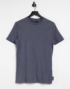 Серая облегающая футболка из органического материала ASOS Unrvlld Supply-Серый