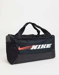 Черная сумка дафл с логотипом Nike Training-Черный цвет