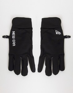 Черно-белые перчатки для сенсорного экрана New Era-Черный цвет
