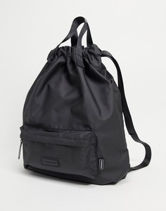 Черный непромокаемый рюкзак на шнурке Consigned-Черный цвет