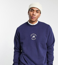 Темно-синий свитшот с надписью «Life in balance» New Balance - эксклюзивно для ASOS