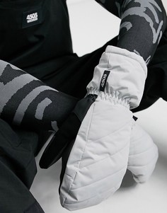 Лыжные стеганые варежки ASOS 4505-Серый