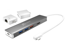 J5create USB-C Modular + 2 адаптера JCD375