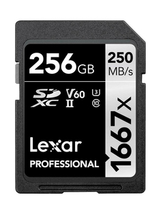 Карта памяти 256Gb - Lexar Professional SDXC UHS-II LSD256CB1667