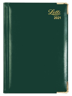 Ежедневник Letts Lexicon A5 искусственная кожа Green 822945