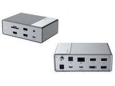 Хаб USB HyperDrive Hyper Gen2 12-Port USB-C Hub для MacBook Grey HD-G212
