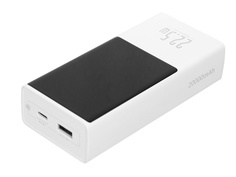 Внешний аккумулятор Baseus Power Bank Super mini digital Display 20000mAh White PPMN-B02