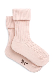 Светло-розовые хлопковые носки Bonpoint