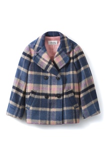 Клетчатое пальто Placide Bonpoint