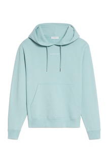 Хлопковое худи мятного цвета Sandro