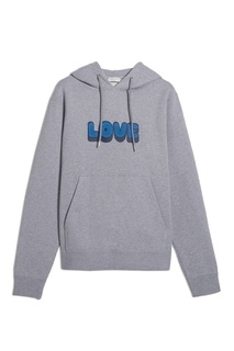 Серое худи из хлопка Sandro